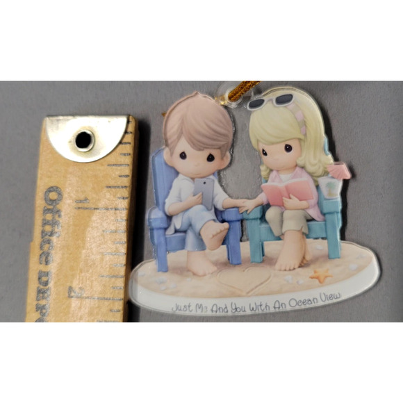 Beach Couple Ornament Just Me And You With An Ocean View Hanging Gift - Picture 4 of 6